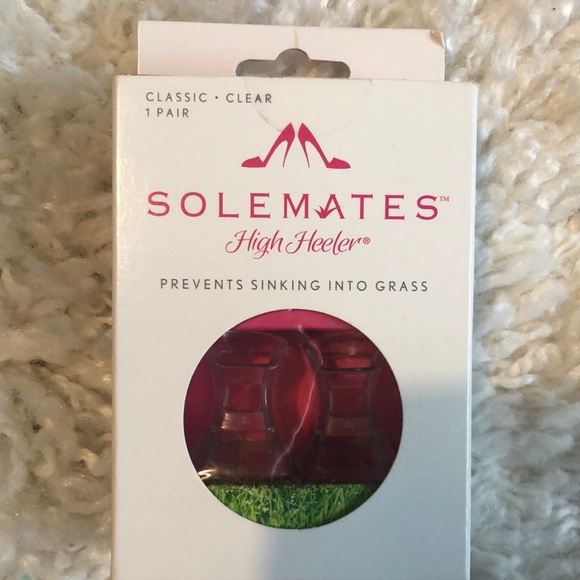 NIB Solemates High Heeler Classic 1 Pair Clear - Picture 2 of 6